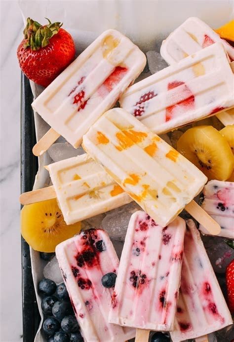 4-Ingredient Fruit & Yogurt Popsicles | The Woks of Life