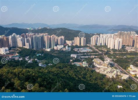 May View Of Po Shun Road At Tseung Kwan O Editorial Photo