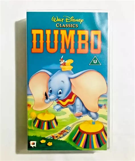 Dumbo Walt Disney Classics Pal Vhs Video Tape Cassette Eur 528