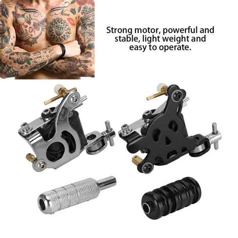 Zerodis Kit De Tatouage Machine Tatouer Body Art Aiguilles Tatouer