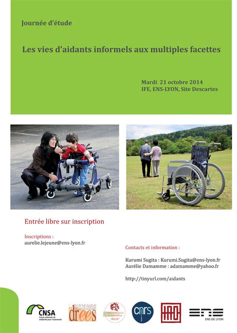 Journée détudes Les vies daidants informels aux multiples facettes