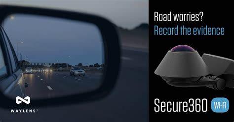 Waylens Secure360 Dash Cam 360° 4g In Car Security Camera