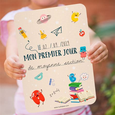 Une Mini Affiche Imprimer Pour Le Premier Jour D Cole Ludilabel