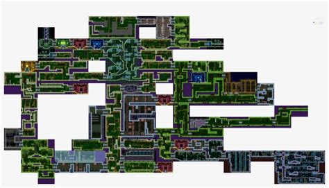 Photo Metroidfusion-sector2tro - Metroid Fusion Tro Map PNG Image ...