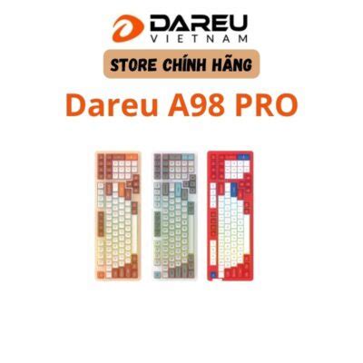 Bàn phím cơ gaming Dareu A98 PRO Bluetooth 5 0 Wireless 2 4Ghz