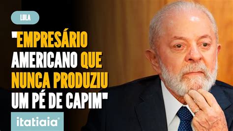 LULA MANDA INDIRETA PARA ELON MUSK E REBATE CRÍTICAS CONTRA MINISTROS