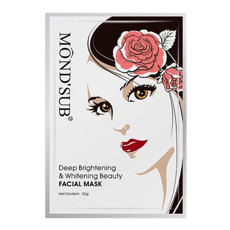 Buy Mond Sub Deep Brightening Whitening Beauty Facial Mask Pack Of