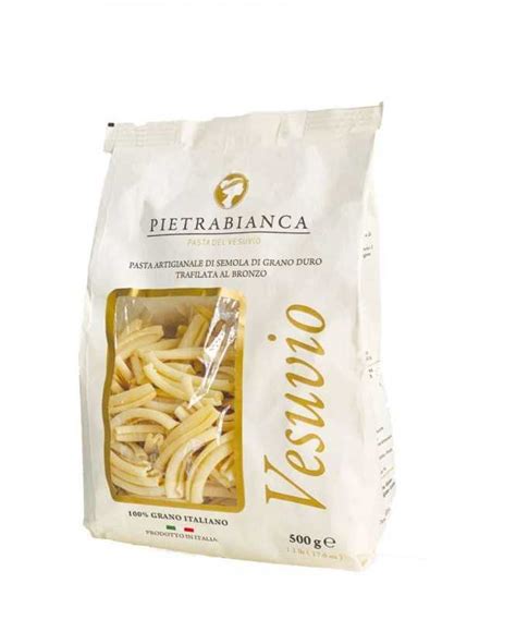 6 Pz Da 500g CASARECCE PIETRA BIANCA Pasta Artigianale Di Semola Di