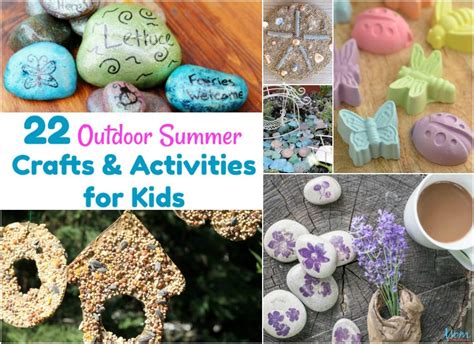 22 Outdoor Summer Crafts & Activities for Kids - Mom Does Reviews