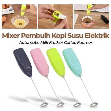 Jual Mixer Pembuih Kopi Susu Elektrik Handle Stirrer Milk Frother