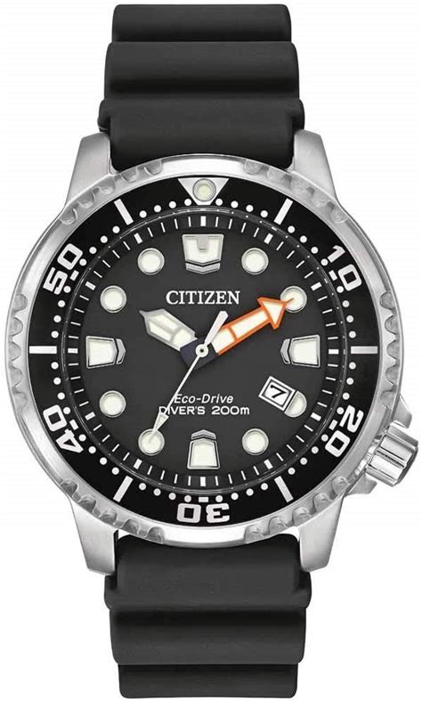 Citizen Men S Analogue Solar Powered Watch With Black Leather Strap