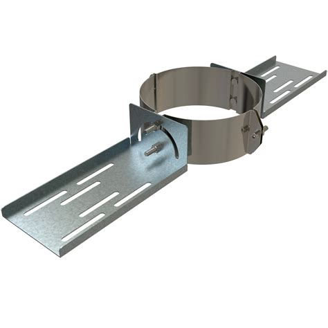 TWPro Silver Heavy Duty Roof Support 125mm Stove Industry