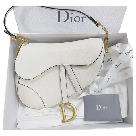 35 Borsa Da Sella Christian Dior Pelle Di Vitello Granulata Blush