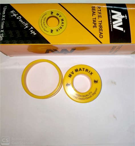 Brand Mv Matrix Color Yellow M Ptfe Thread Seal Tape At Rs Piece