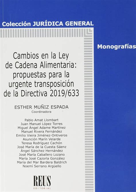 Cambios En La Ley De Cadena Alimentaria Propuestas Para La Urgente