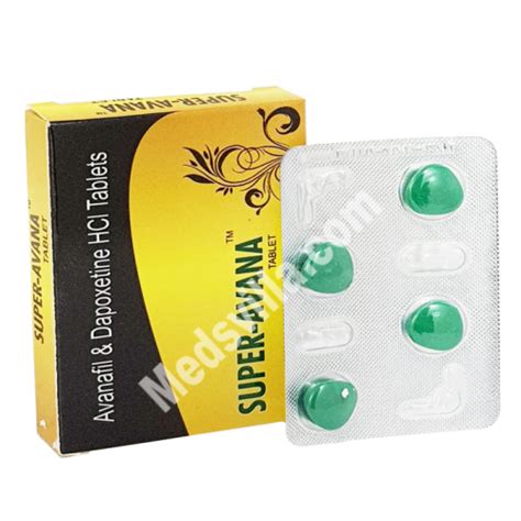 Super Avana Mg Avanafil Mg And Dapoxetine Mg Medsvilla