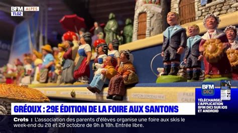 Gréoux les Bains 29e édition de la foire aux santons