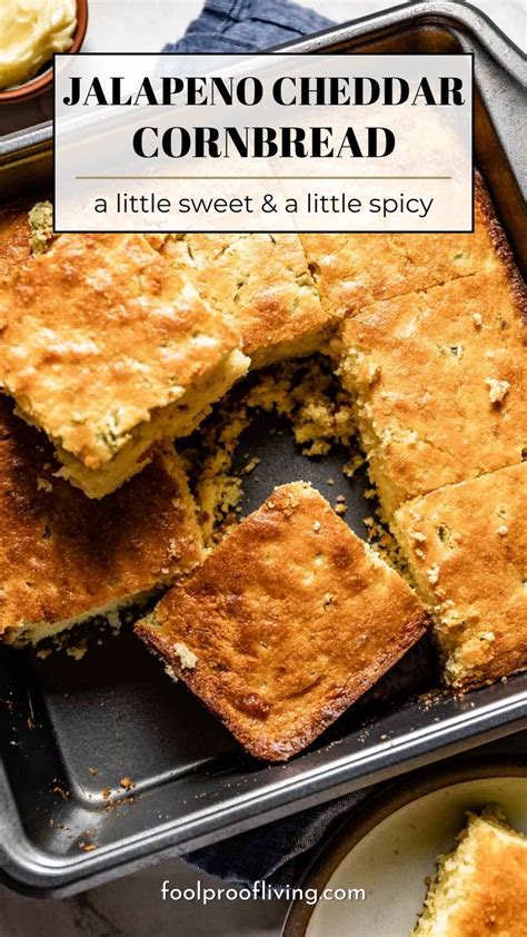 Sliced Jalapeno Cheddar Cornbread In A Tray Savory Bread Recipe Healthy Bread Recipes Yeast