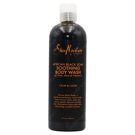 Shea Moisture African Black Soap Soothing Body Wash 384ml Buy Online