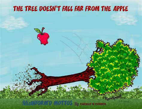 CACKLE N COMICS The Tree Doesn T Fall Far From The Apple