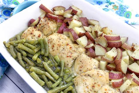 Green Beanschicken Breasts And Red Skin Potatoes Recipe Just A Pinch