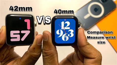 Apple Watch 40mm Vs 42mm Size Comparison How To Measure Your Wrist