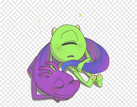 Mike Wazowski Randall Boggs Monsters Inc Drawing Tree Frog Purple