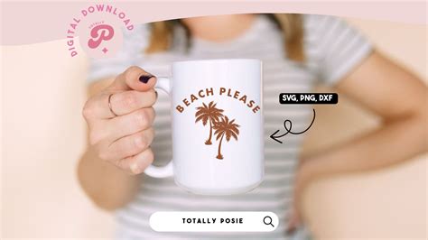 Beach Please Svg Palm Trees Beach Summer Ocean Sand Beach Life