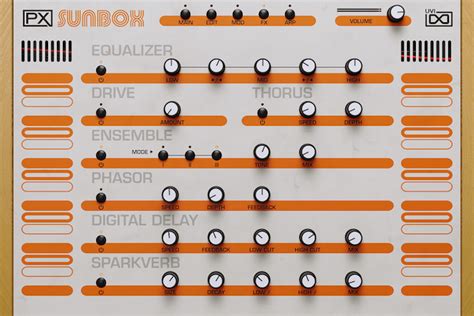 Px Sunbox By Uvi Vintage Synth Plugin Vst Vst Audio Unit Aax