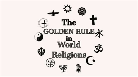 The Golden Rule In World Religions YouTube