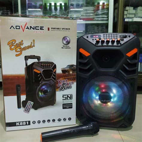 Jual Speaker Meeting Bluetooth Advance K881 Ukuran Jumbo Speaker 8 Inci