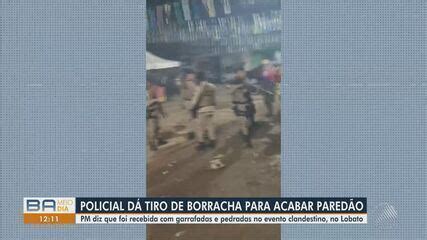 V Deo Pms Atiram Em Moradores Enquanto Tentam Encerrar Festa Pared O