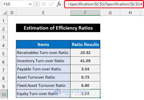 How To Do Ratio Analysis In Excel Sheet Format 6 Methods