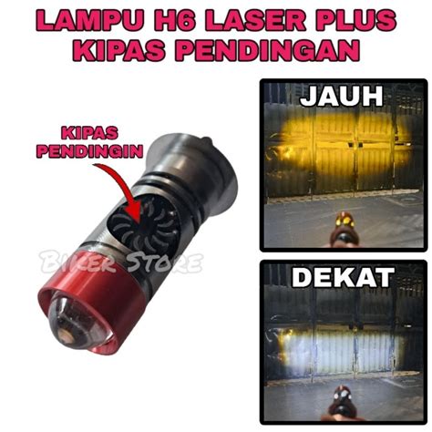 Jual Lampu Utama Led H Laser Plus Kipas Pendingin High Low Universal