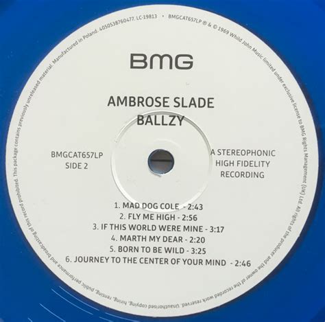 Ambrose Slade Ballzy Turquoise Vinyl Radostshop Cz