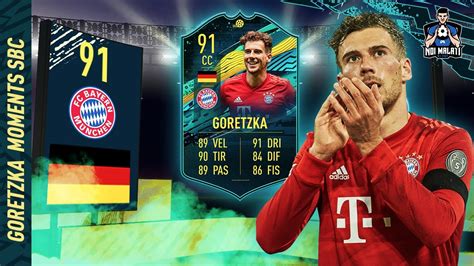 LEON GORETZKA Player MOMENTS SBC 91 FIFA20 Player Review ITA