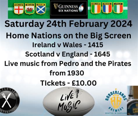 SIx Nations Live on the Big Screen at The Buccleuch Centre Langholm event tickets from TicketSource