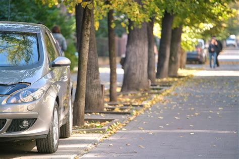 Premium Photo Close Up Of A Car Parked Illegally Against Traffic