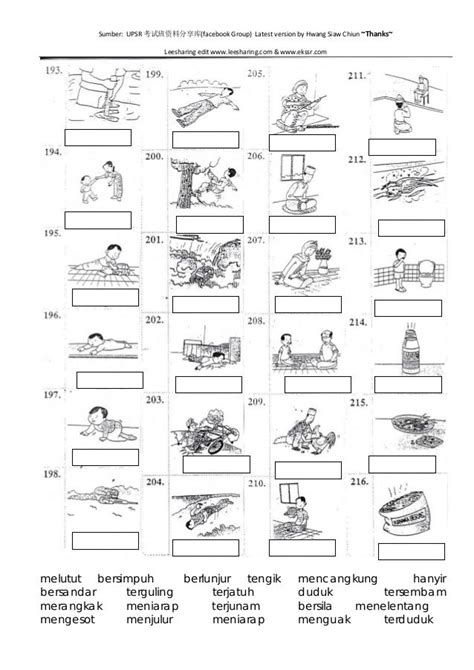 Image Result For Contoh Kata Kerja Bahasa Melayu Malay Language