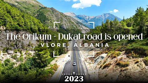 The Orikum Dukat Road Is Opened Albania Drone Footage