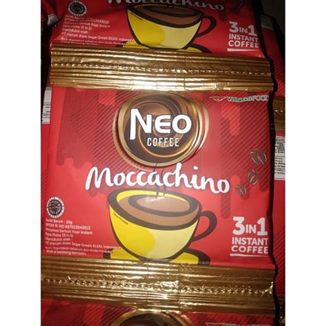 Jual Kopi Neo Coffee Moccachino Satu Renceng Pcs Shopee Indonesia