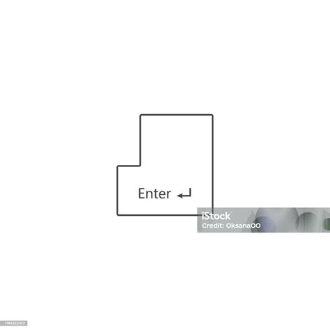 ikon tombol enter  latar belakang putih  terisolasi lapisan