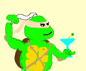 Gay Beefy Turtle Drawception