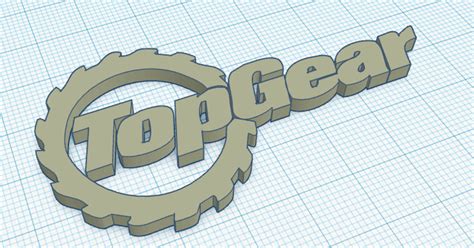 Top Gear Logo By Łukasz Dubczyk Download Free Stl Model