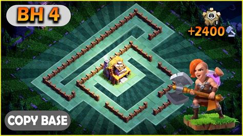 BEST Builder Hall 4 Base MUST SEE NEW CoC BH4 ANTI GIANT Builder