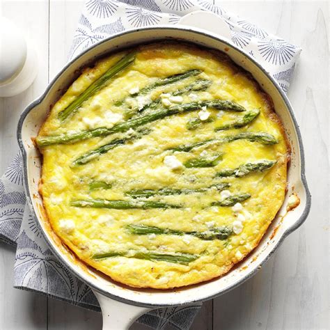 Feta Asparagus Frittata Recipe: How to Make It | Taste of Home