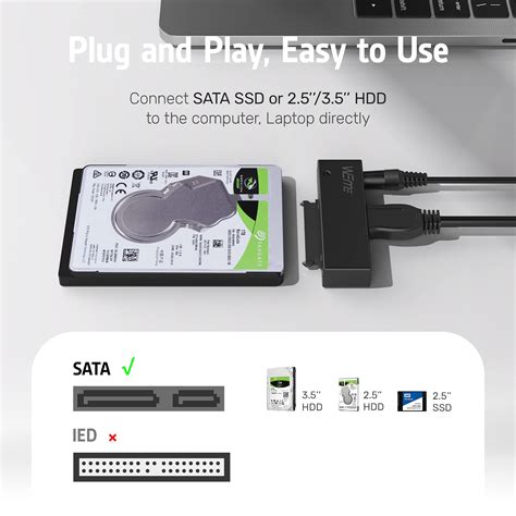 Buy WEme USB 3 0 To SATA Converter Adapter For 2 5 3 5 Inch Hard Drive