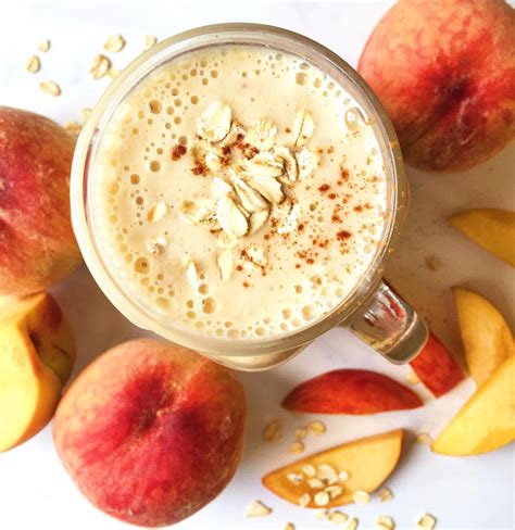 Batido De Melocot N Y Avena Para Calmar El Hambre Mujer Saludable