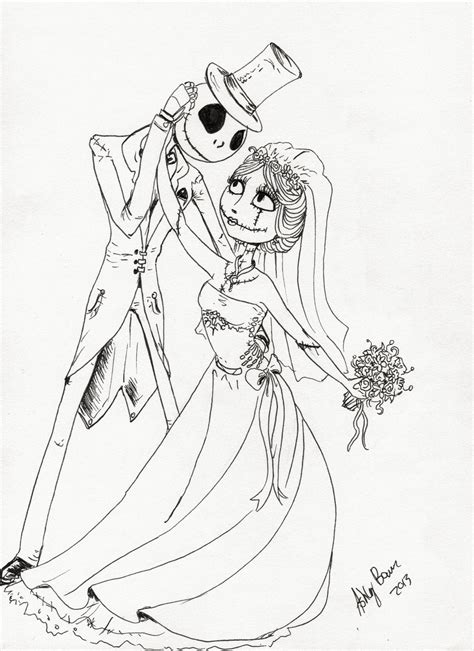 Jack And Sally Coloring Pages At GetColorings Free Printable