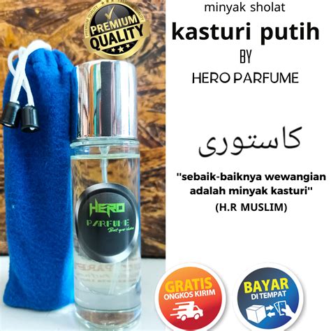 Bisa Cod Minyak Kasturi Putih Halal Original Asli Wangi Tahan